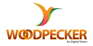 WOODPECKER logo by DV